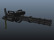加特林机枪3D模型