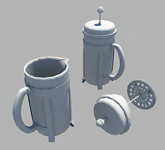 杯子,水杯,口杯,茶杯3D模型