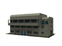 厂房,仓库,厂区办公建筑物3D模型