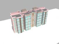 简单居民楼3D模型
