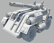坦克车,装甲车3D模型