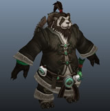 魔兽世界中的超酷的3D熊猫大师模型(带贴图)
