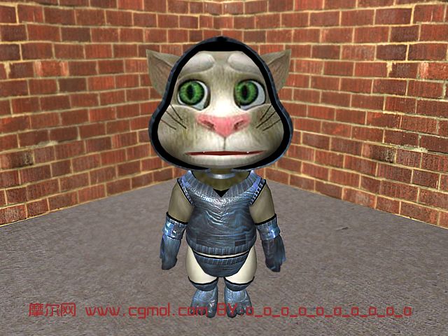汤姆猫3D模型,卡通角色,游戏角色,3D模型免费