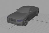 奥迪A4L汽车3D模型