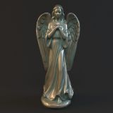 铜雕天使3D模型