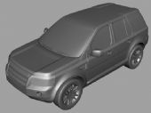 SUV汽车3D模型