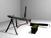 德军MG42重机枪3D模型