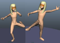 跳舞作品maya模型