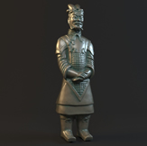 秦始皇兵马俑之将军俑3D模型