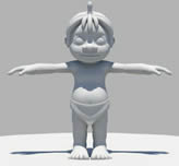 卡通小男孩maya模型