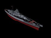 二战军舰3D模型
