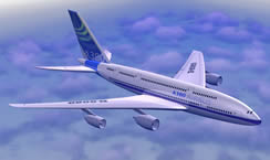 客机A380,飞机3D模型