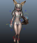 兔子美女3D模型