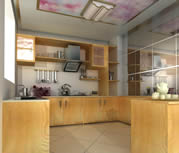 现代厨房3D模型