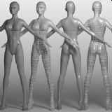 Mari基础女人体3D模型
