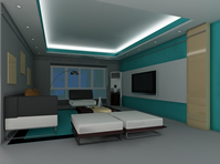 简易客厅3D模型