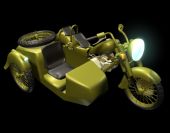 摩托车maya模型