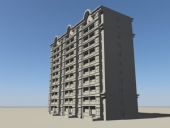 居民楼,楼房3D模型