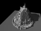 魔戒中的白城maya模型