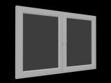 简单的窗户双开窗3D模型