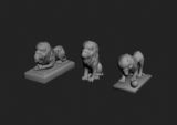 石狮子雕塑3D模型