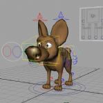 可爱小狗3D模型(已绑定)