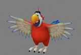 鹦鹉,游戏角色3D模型