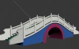 古建石桥,拱桥3D模型