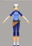 老板娘,游戏角色动画人物3D模型(骨骼绑定,蒙皮)