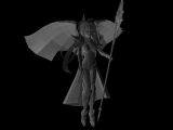 天使,游戏角色3D模型