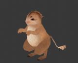 地鼠,动物3d模型