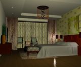 酒店标准间客房3D模型