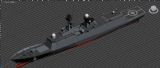 054a江凯级护卫舰,军事战舰max3d模型