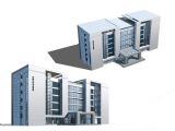 现代办公楼,楼房,建筑max3d模型