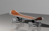 四轮滑板max3d模型