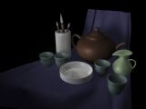 茶具Maya3d模型