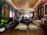 中式客厅,室内场景max3d模型