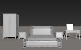 衣柜,床,床头柜,梳妆桌组合3D模型
