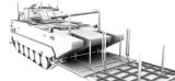 装甲抢修车,军事maya3d模型