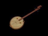 阮,秦琵琶,古琴,乐器maya3d模型