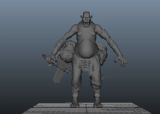 游戏人物maya3d模型