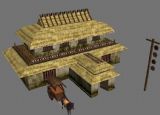 古代客栈,驿站,旅馆建筑3D模型