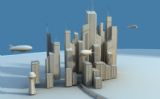 未来大桥城市3D模型