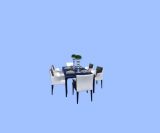 时尚餐桌组合,室内家具max3d模型