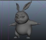 炮灰兔,兔子,卡通角色maya3d模型