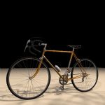 轻装自行车3D模型