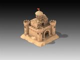 沙土城堡,建筑,室外场景max3d模型