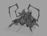 星际2皇后,虫族,游戏角色maya3d模型