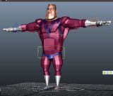 超人,男性,卡通人物maya3d模型