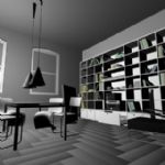 书房,室内max3d模型